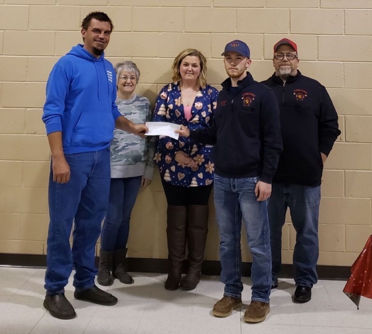 Hometown heroes donation